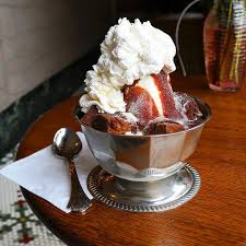 Franklin Fountain signature dishes Mt. Vesuvius Sundae
Dr. Dovey's Banana Split
House-Made Ice Cream Sodas